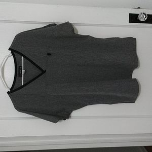 Cape sleeves scrubs top gray Koi Basic